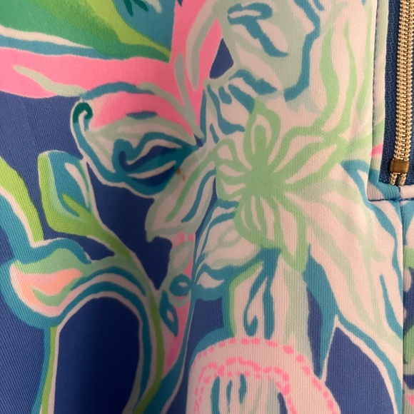 Lilly Pulitzer Girl’s Peony For Your Thoughts Arya Floral Dress Size 16 - Picture 6 of 8